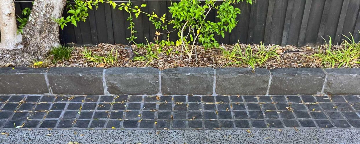 cobble stones and kerb stones