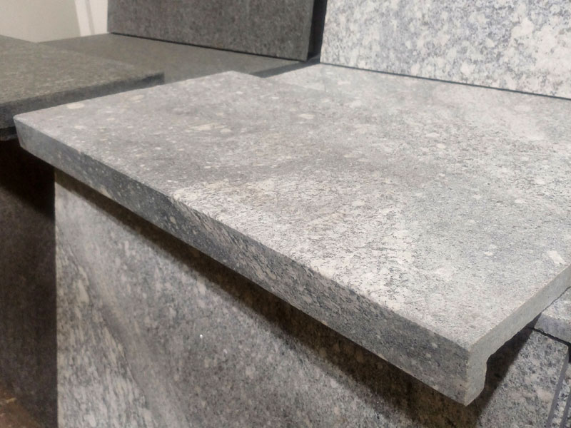 Granite dropface pool copings